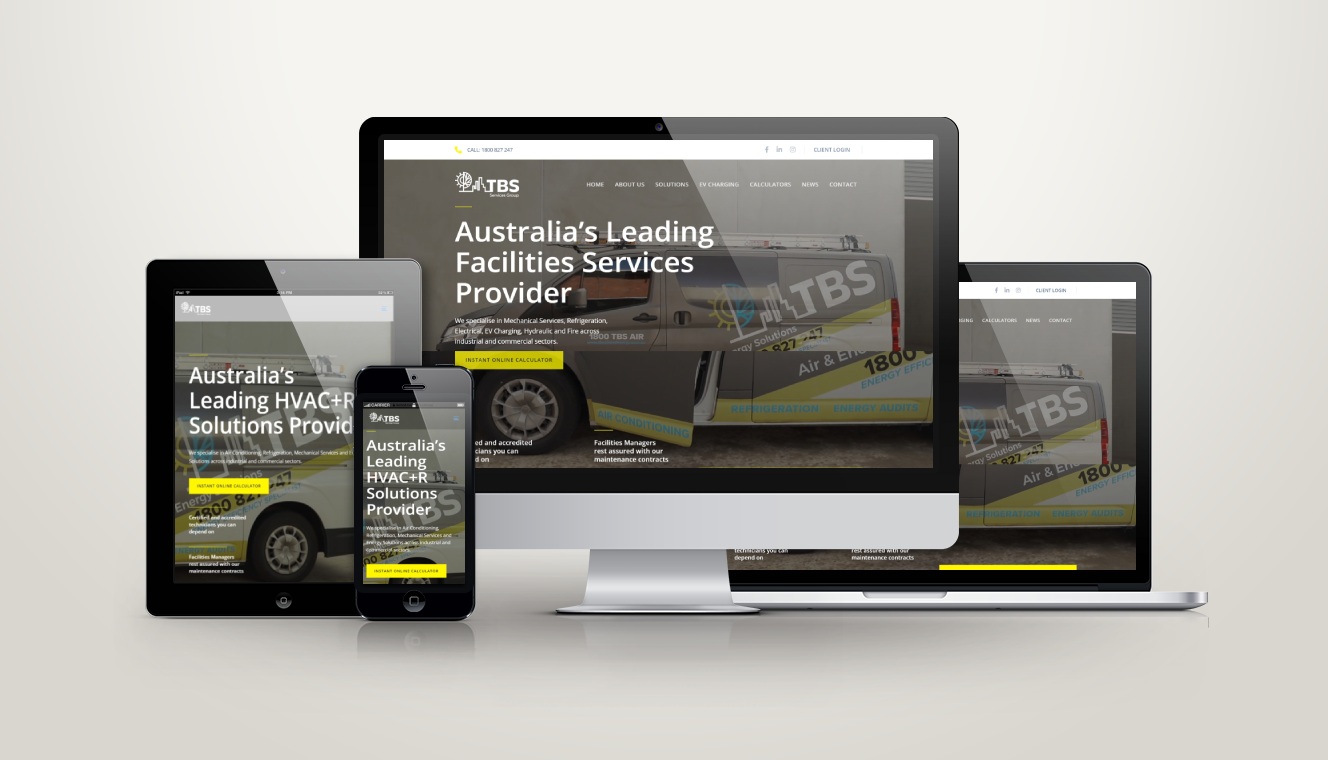 TBS Services Website Redesign