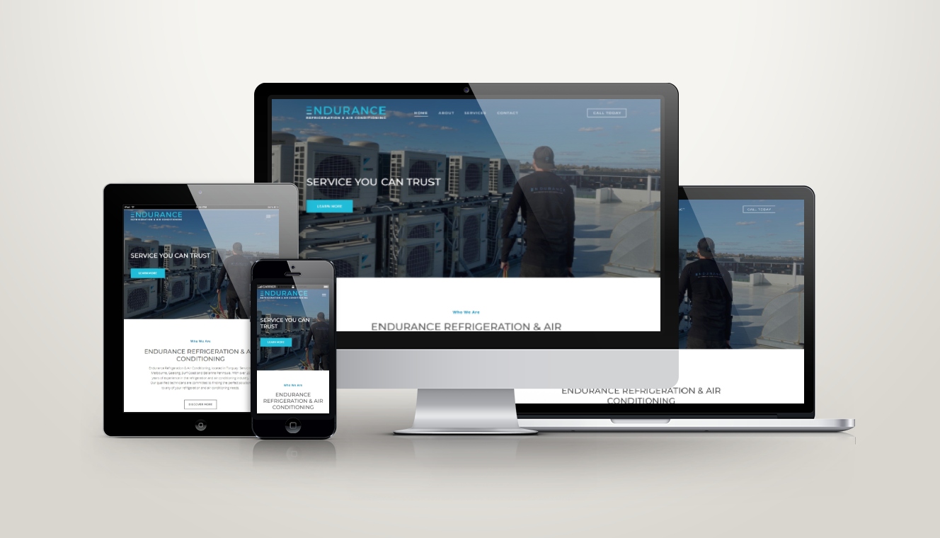Endurance Air Website Design