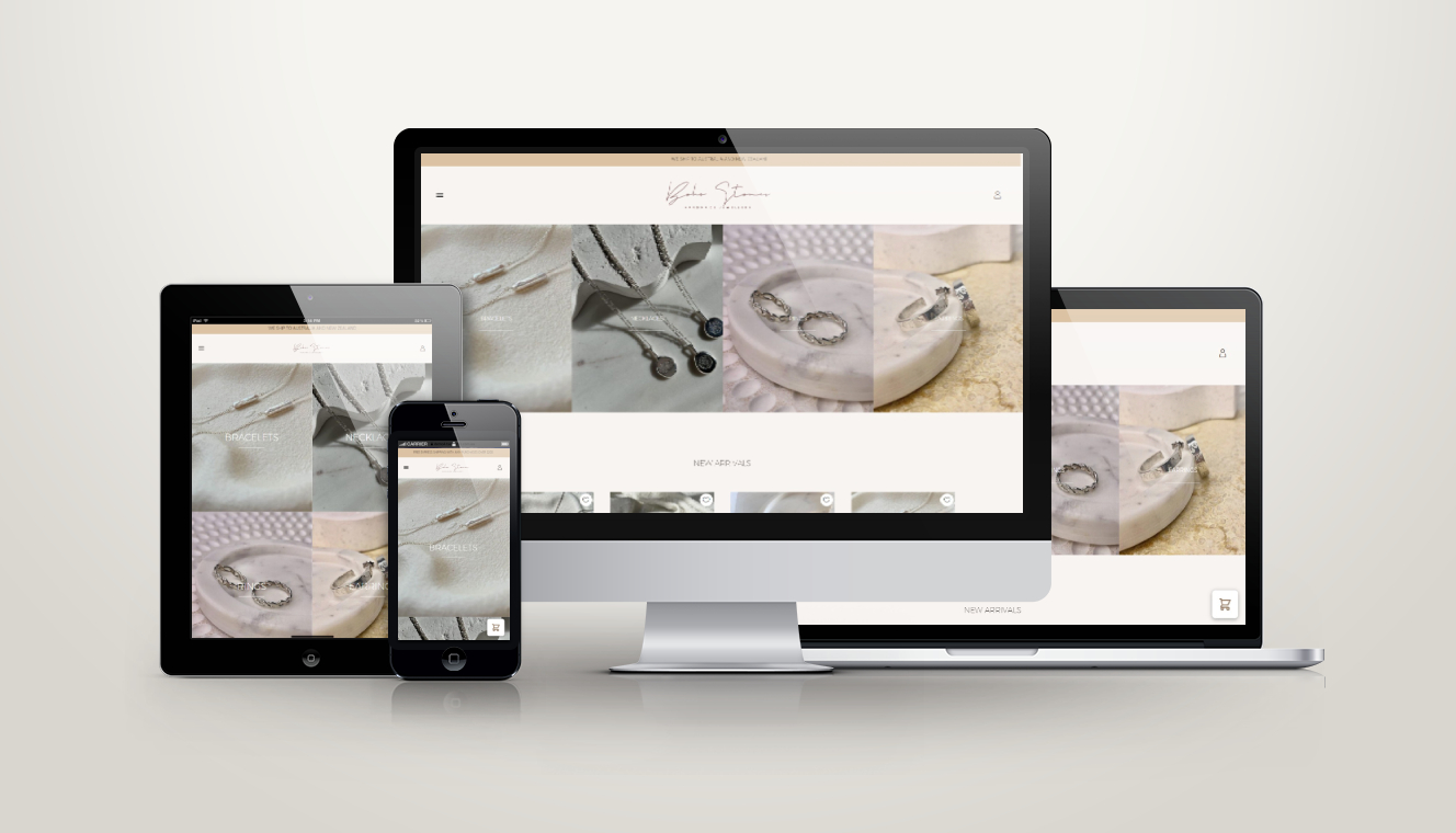 Boho Stones eCommerce Website Design